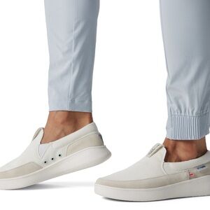 NWT Columbia Women's PFG Boatside Shoes White Sea Salt Suede Loafers‎ Sz 10 NEW